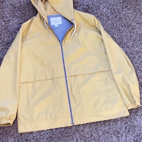 Yellow Hooded Women's Rain Jacket - Picture 4 of 4